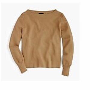 EUC Jcrew 
Subtle boatneck sweater

Item: H2779

Color: KHAKI